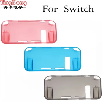 

TingDong Premium Crystal TPU Case for Nintend Switch Absorption Technology Bumper Soft Protective TPU Cover for NX NS Joycon