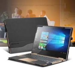 Ноутбук рукав для lenovo Йога 720 15,6 "Разделение дизайн блокнот, ПУ искусственная кожа ПК защитная пленка для 2017 Йога 720 13,3" подарок