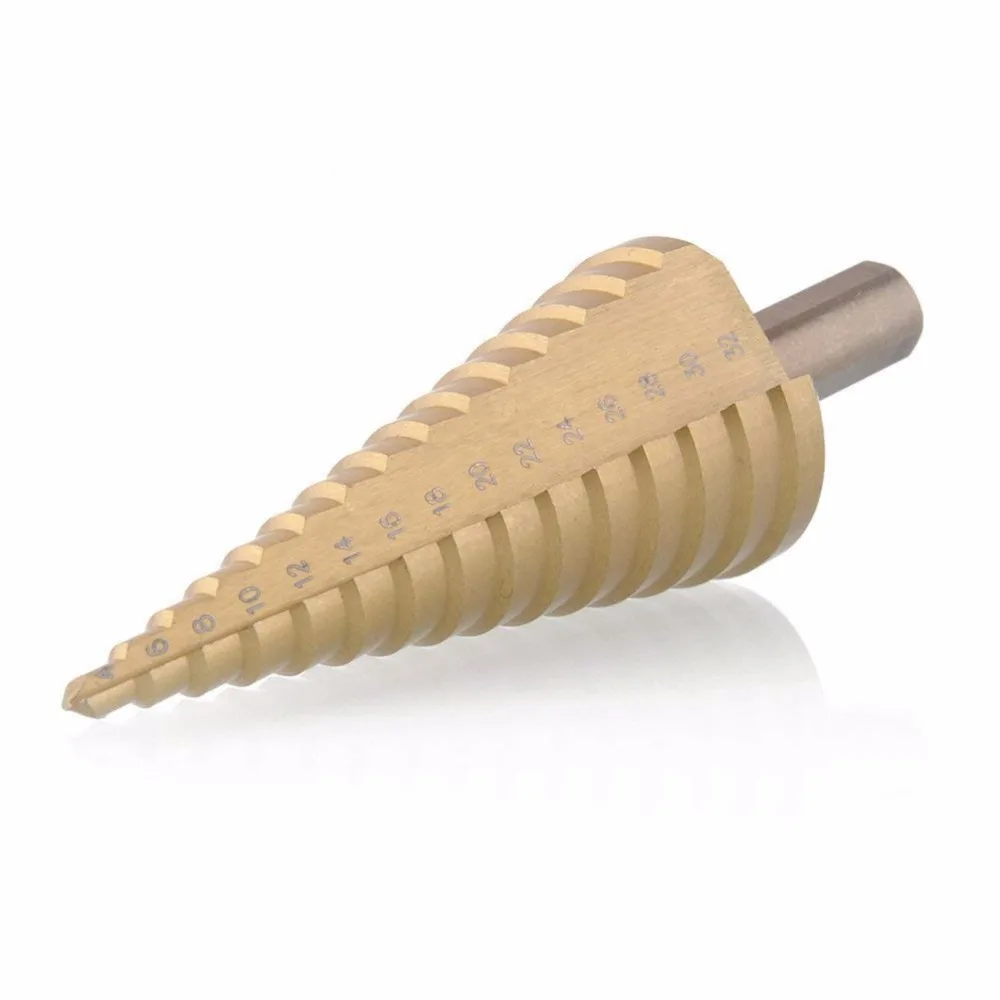 3 PCS HSS 4241 Steel Step Drills Bit Tool Set Cone Drill Titanium Bit Set Hole for Steel Wood Metal Drilling Cutting Tools 3 PCS HSS 4241 Steel Step Drills Bit Tool Set Cone Drill Titanium Bit Set Hole for Steel Wood Metal Drilling Cutting Tools