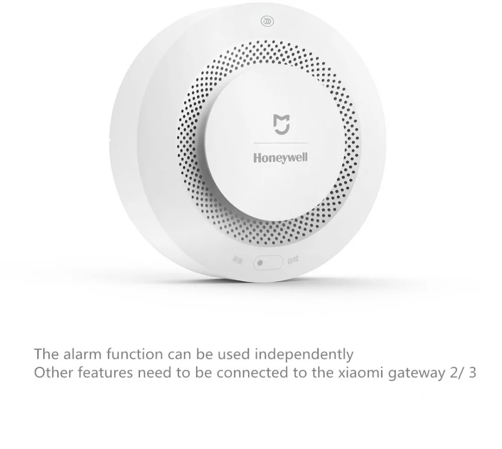 Xiaomi Mijia Honeywell детектор пожарной сигнализации, Aqara Zigbee пульт дистанционного управления звуковая и визуальная сигнализация заметка работа с приложением Mihome