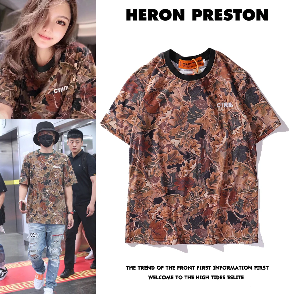 

19ss Heron Preston T Shirt Men Women Streetwear Harajuku shirt men Top Tees Summer T-shirt Fashion Cotton Heron Preston Tshirt