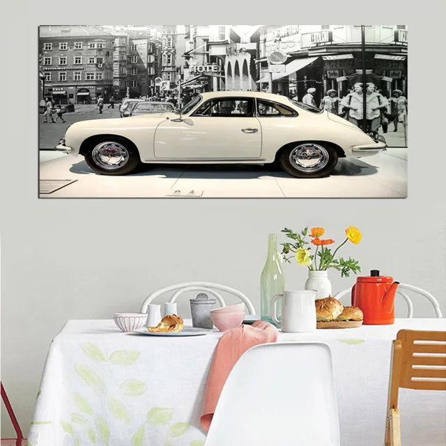 5 Panel Canvas Wall Art Car Canvas Painting Large Wall Pictures for