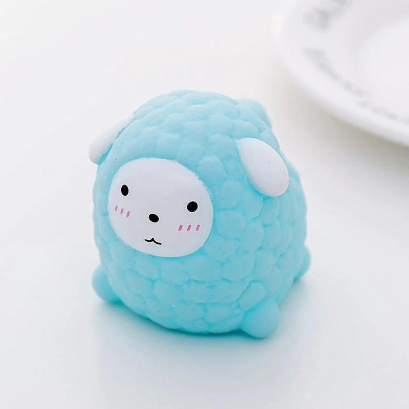 Cute Little Sheep Anti Stress Squeeze Ball Novelty Soft Animal Vent Balls Decompression Tricky Toy Gift T0726 (1)