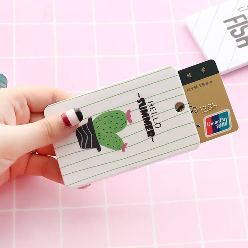 

Cute Card Holder Cartoon Animal String Bus Name ID School Job Id Card Passport Holder Case With key bag Women Cover Bag kids