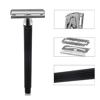 

Razor Shaver Handle Beard Remover For Men Classic Double Edge Shaving Razor Chin Hair Remover Rasiermesser