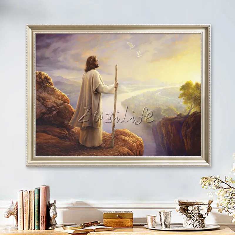 Jesus Christ Jesus portrait painting decorative painting, print the