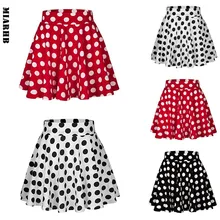 Sunfree/модные вечерние коктейльные летние женские юбки с принтом в горошек, сексуальная повседневная юбка, юбка миди с высокой талией, новинка года, лидер продаж, 3L45