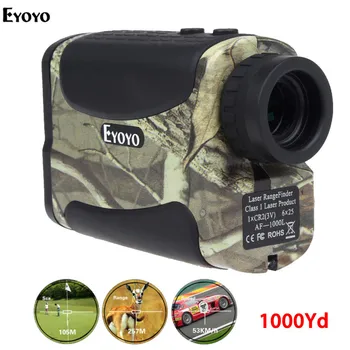 

EYOYO 600M Laser Range Finder 6x Monocular Telescope Multifunction For Hunting Golf Distance Camouflage Rangefinder
