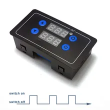 Программируемый Модуль управления циклом с таймером обратного отсчета 0,1 s-999 h, реле времени 5 в 6 в 12 В 24 В 220 В на ваш выбор