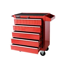 5 ящиков красная тележка для инструментов
