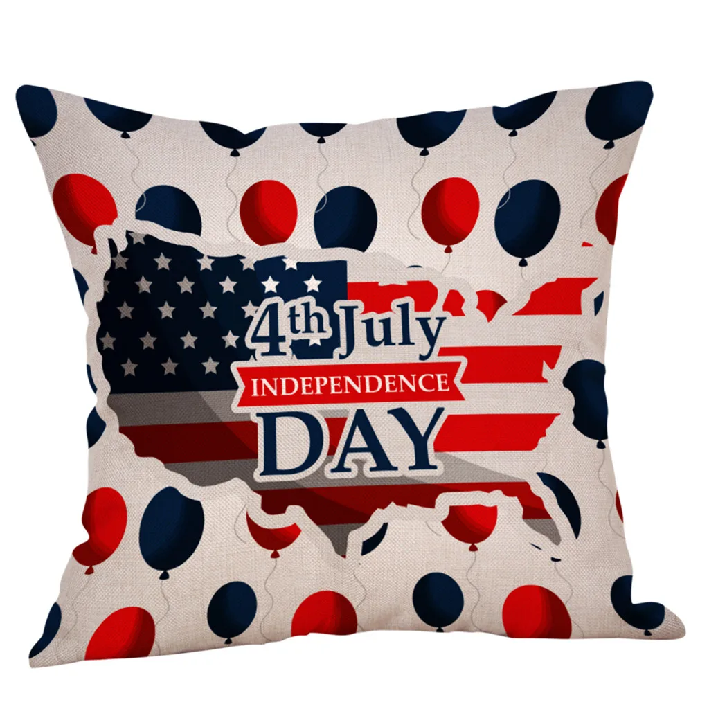 Gajjar4PcsDecor Чехлы для подушек IndependenceDay StyleHrow наволочка PillowCoversDropShipping 19Apr12Cojines Decorativos Para Sof