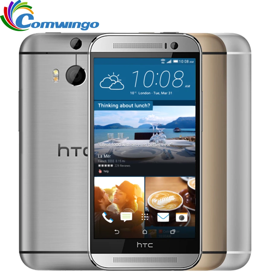 Original Unlocked HTC ONE M8 ROM 16GB 32GB RAM 2GB Quad Core 5 0 inch 1920