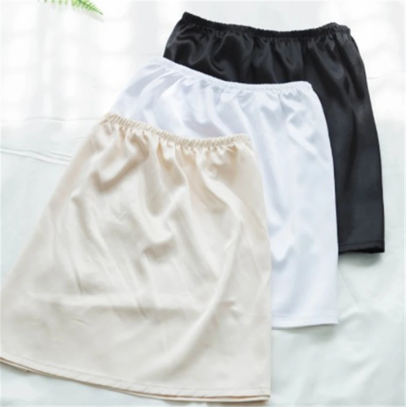 women slip inside basic skirt thin basic short underskirt elastic waist all-match half slip slip femme 188 women slip inside basic skirt thin basic short underskirt elastic waist all-match half slip slip femme 188