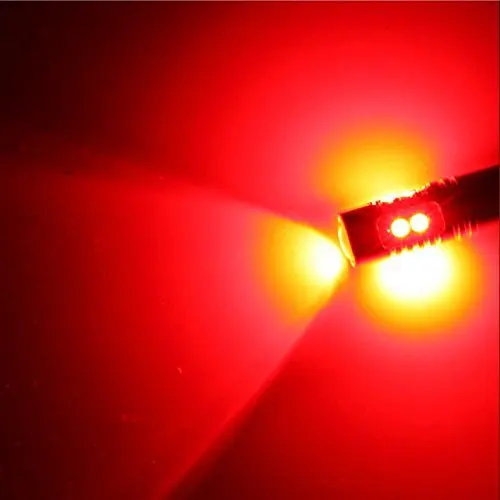 Бесплатная доставка 2 шт. красный H21w BAY9S 433D Rouge Cree ChipsCanbus светодиодные фонари