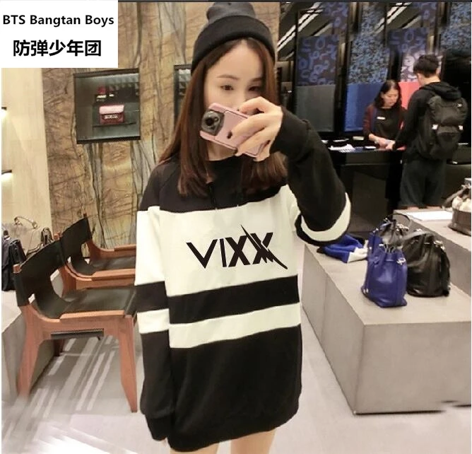 Новинка 2018 года VIXX Kpop Толстовка для женщин фанаты Поддержка с именами членов