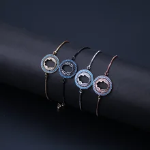 1 шт., модные микро Подвески Хамса ручной работы с полой коробкой, цепочка для женщин и мужчин, ювелирные браслеты, модные подарки