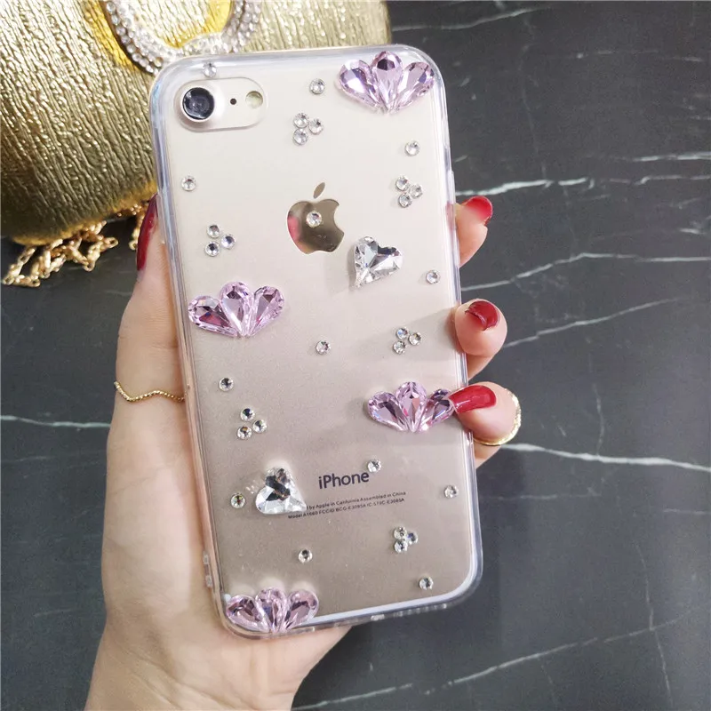 Роскошный блестящий чехол LaMaDiaa со стразами и кристаллами для Huawei P30 P20 Mate 30 20 Pro Honor