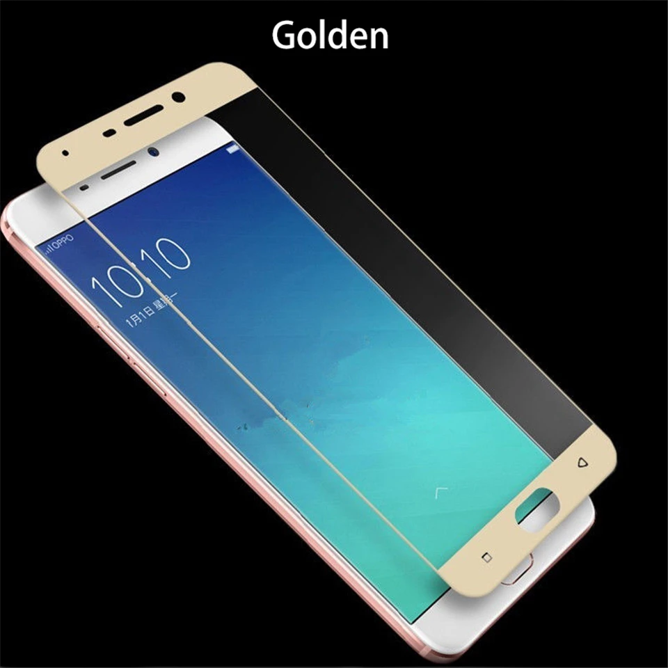 Закаленное стекло для OPPO R9 2 шт. Защита экрана F1 Plus полное покрытие R9T R9M 3D пленка с