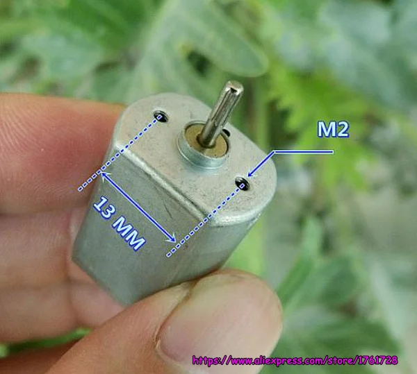 Металлическая щетка 130 miro двигатель постоянного тока 12 V-24 V 15*20*25 мм игрушечный мотор