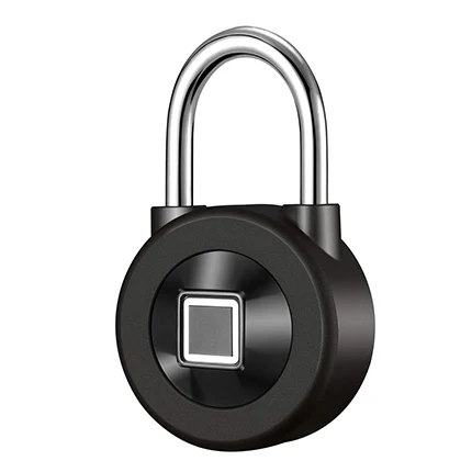 SEEGUARD Smart считыватель отпечатков пальцев замок без ключа USB Перезаряжаемые доступа IP65 Водонепроницаемый Противоугонный замок безопасности двери Чемодан чехол - Цвет: Черный