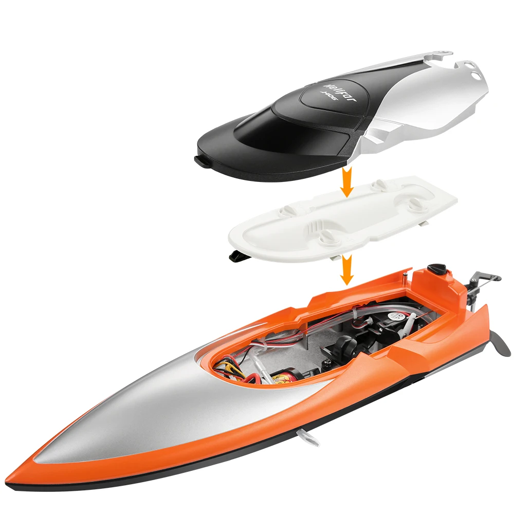 RC лодка H106 2 4 GHz 4CH высокая скорость 20 км/ч дистанционное управление гоночная 150 м