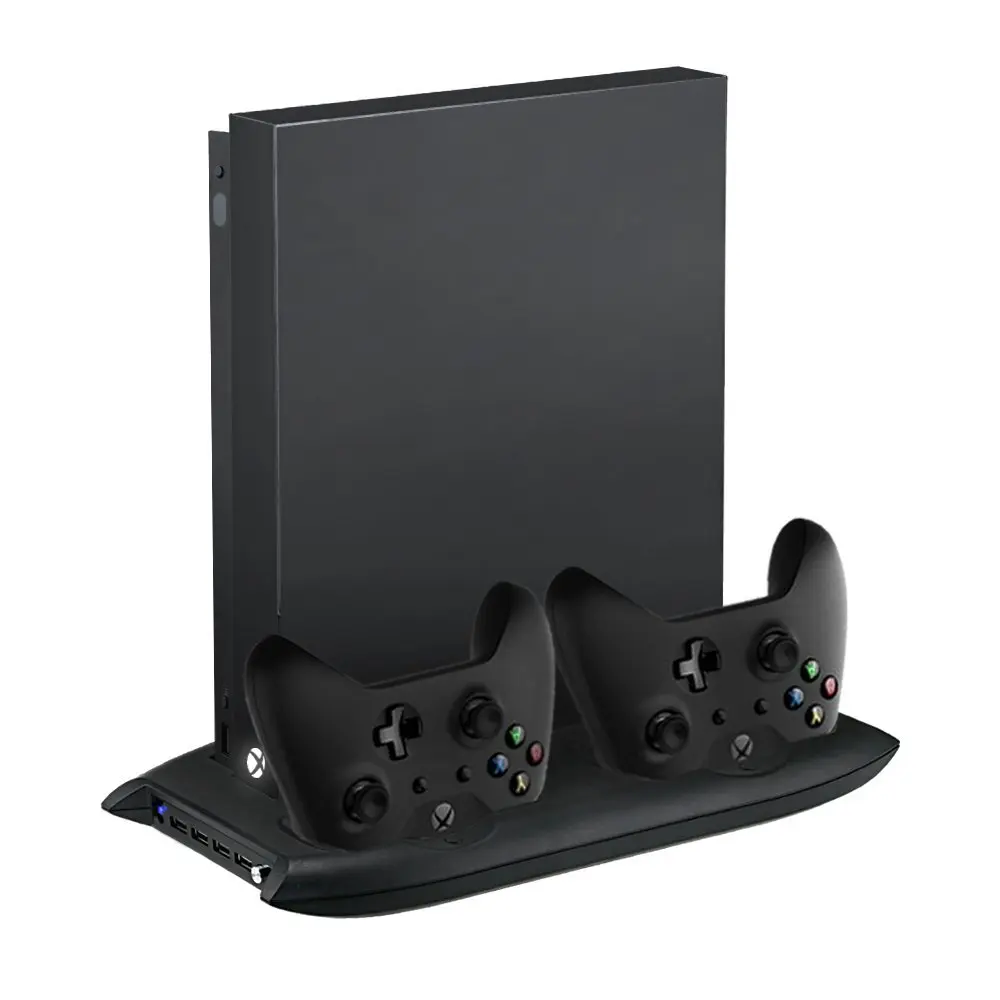 Multi Functional Charging Stand for Xbox One X , Power Station with Dual Cooling Fan Ventilation