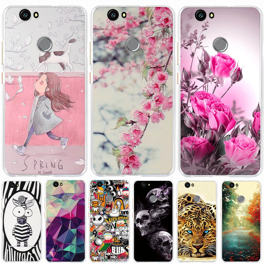 

For Huawei Nova Case Cover 3D Relief Case Soft TPU Coque Back Cover Silicone Cases For HuaWei Nova 5.0 inches Mobile Phone Bags