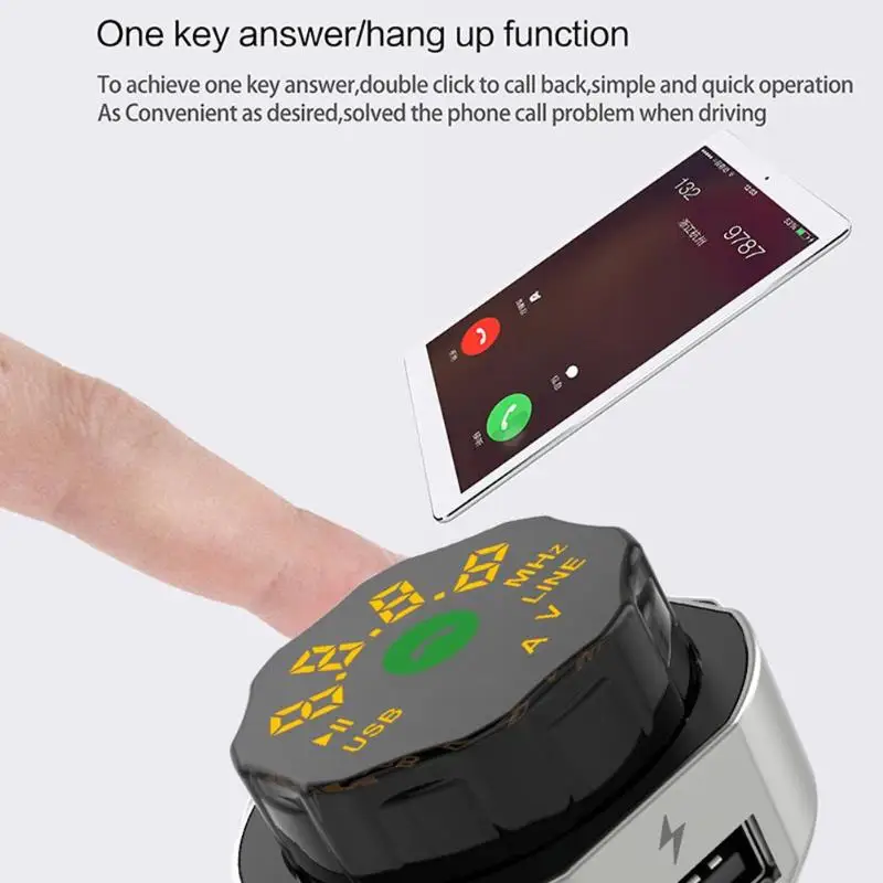 Новинка AP06 металлический беспроводной Bluetooth fm-передатчик AUX модулятор Handsfree автомобильный комплект MP3 плеер USB зарядное устройство с молотком Безопасности