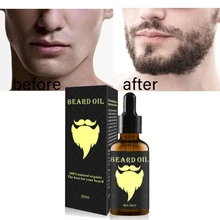 Натуральная Органическая борода масло борода воск продукты для выпадения волос масло для роста бороды волосы толще эссенция усы толстые