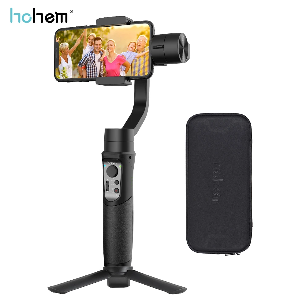 Hohem iSteady мобильный 3-осевой ручной шарнирный стабилизатор для камеры GoPro с отслеживанием движения Интервальная покадровая съемка Горизонтальное кадрирование с шарнирным замком для iPhone X 8 плюс 7 для samsung