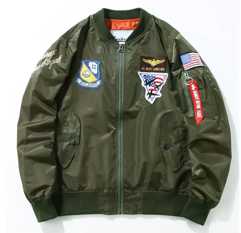 yizlo ma1 bomber jacket air force mens spring jackets men military ...