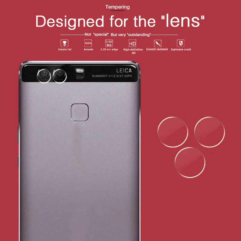Объектив камеры защитная пленка из закаленного стекла для Huawei P9 EVA-L09 EVA-L19 5 2 в