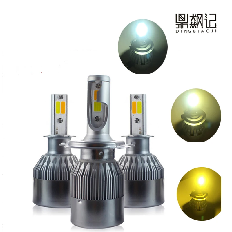 

2X H1 H7 H8 H11 880 881 Fascio C6 Auto Faro 9006/HB4 9005/HB3 H3 H9 36W 6000K 4300K 3000K LED Kit Lampada Della Lampadina luci