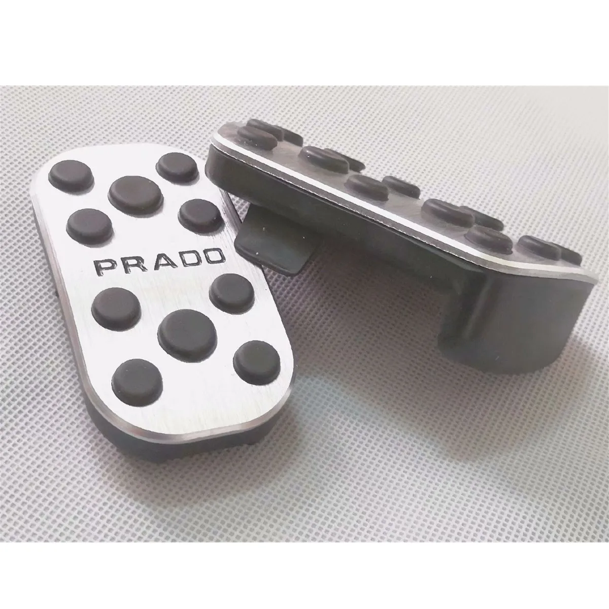 Liga de Alumínio plus Borracha Borracha do Acelerador Pedal de Freio Guarnição para Toyota do Acelerador Tampa da Land Cruiser Prado 150 2010 2012 2013 2014 2015 2016 2018 7 Cheap Molduras interiores
