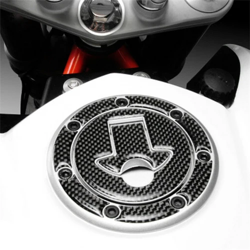 Yecnecty Carbon Fibre Motorcycle Gas Tank Cap Sticker For KTM 125 200
