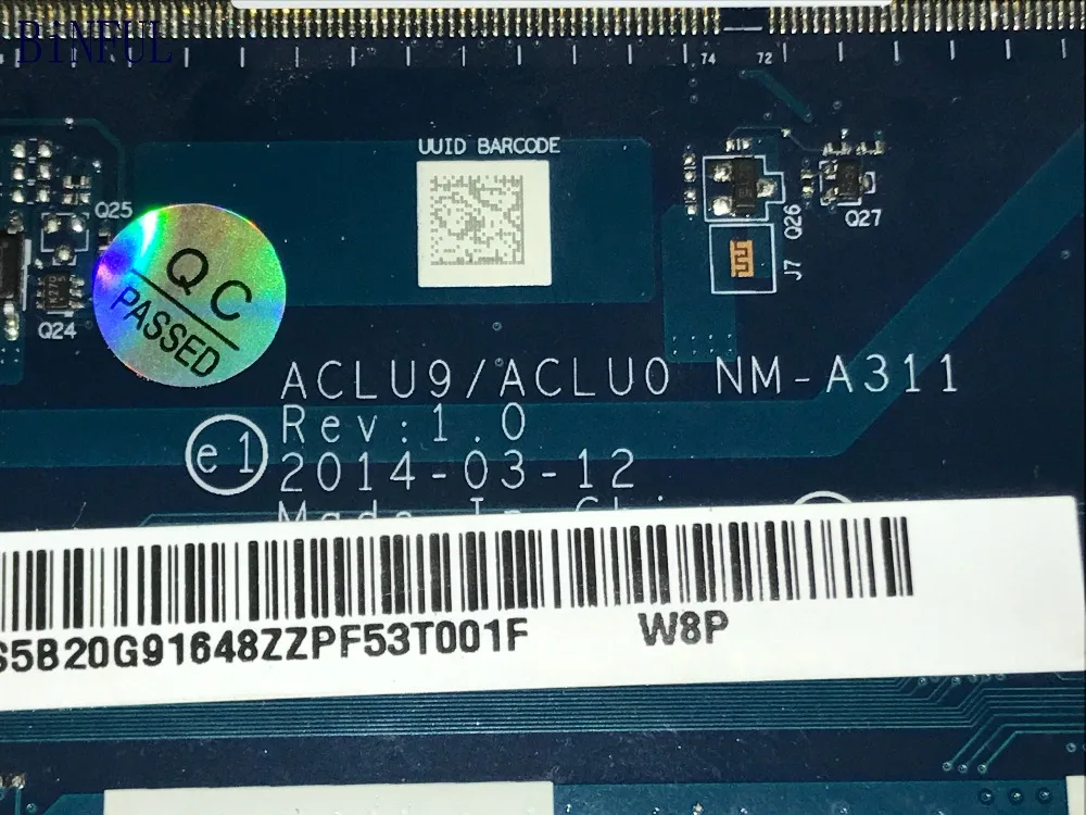 BiNFUL 100% новая NM A311 ACLU9 ACLU0 сменная материнская плата для ноутбука LENOVO G50 30 (включая