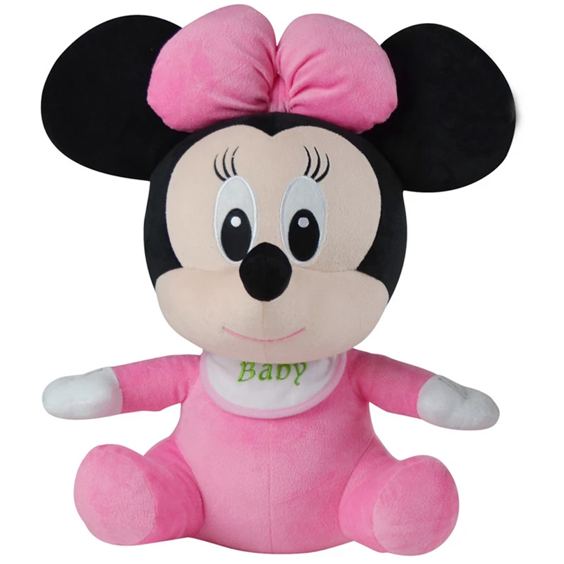 Плюшевая кукла Disney Mickey Minnie плюшевая игрушка для девочек Аниме Кукла аниме Микки