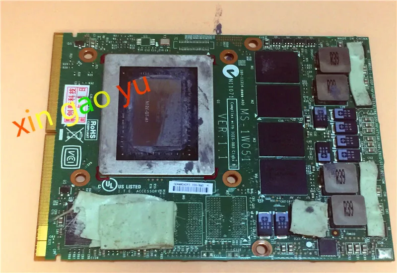 Per Msi Ms-Gt60 Gt70 Grafica Del Computer Portatile Carta Di Vedio Gtx670M Ms-1W051 Ms-16F3 Ms-1762 Ms-16F31 Ms-17621