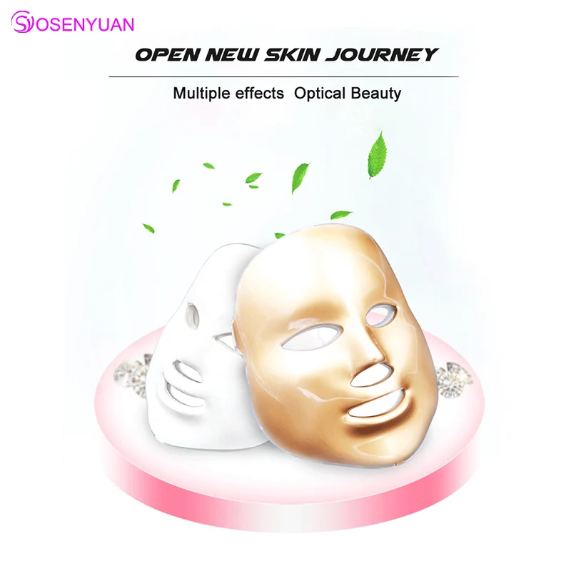 2018 newest PDT photon led facial mask 7 colors led light therapy skin rejuvenation wrinkle removal beauty machine facial mask new led facial mask face skin care led photon facial pdt mask skin rejuvenation beauty therapy