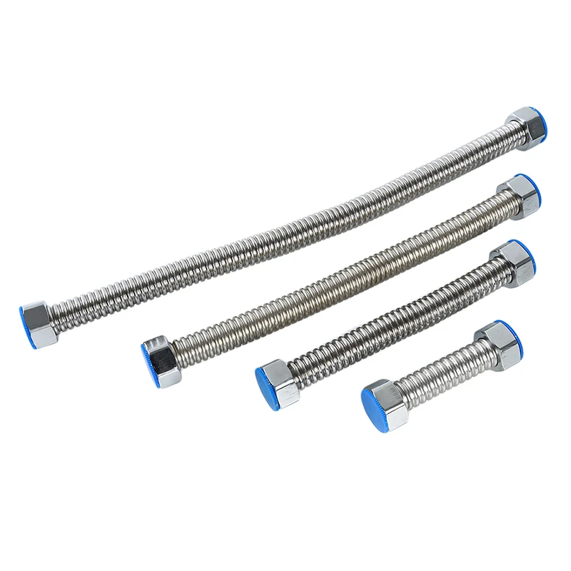 

Water Heater 304 Stainless Steel Bellows Corrugated Pipe Fflooding Hot And Cold Plumbing Hose Shaping Length 10cm To 40cm