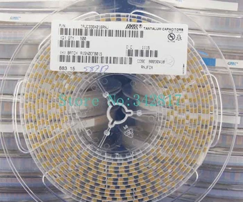 

TAJC336K016RNJ CAP TANT 33UF 16V 10% 2312 Capacitors Size C 100pcs