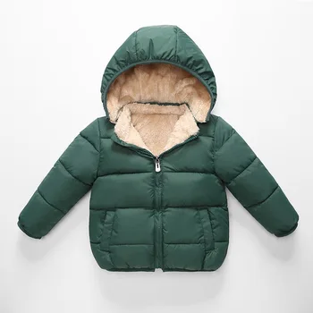 

Children Lamb Clothes Cotton Girl Jacket Baby Garment Loose Coat