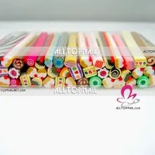 Профессиональный Nail Art трости 2500 шт. A_Grade Полимерная глина Nail Art Гончих+ DHL+ примерно 600 Mix узор