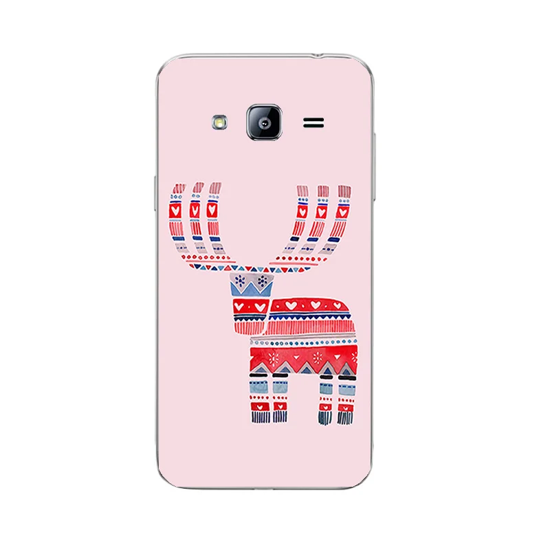 Чехол для телефона Note8 Samsung Galaxy J3 2016/2017 J3109 чехол J2 Prime мягкий ТПУ с рождественским