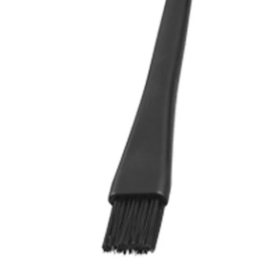 5 шт. 1,5x0,5 см черная пластиковая круглая ручка Антистатическая ESD щетка