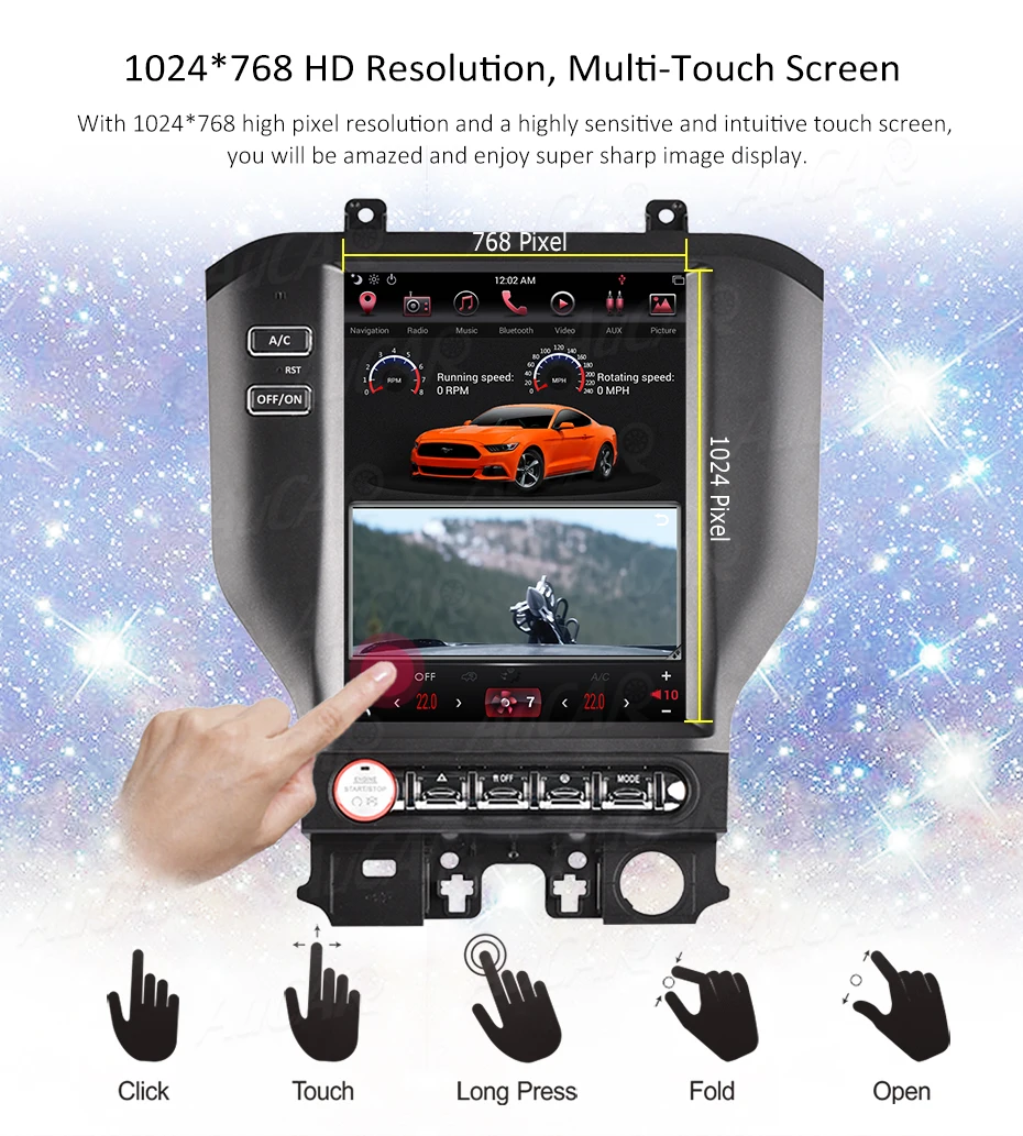 Perfect Tesla Android system Car radio GPS Navigation for For Ford Mustang 2015 2016 2017 2018 2019 Multimedia stereo Player head unit 9 Perfect Tesla Android system Car radio GPS Navigation for For Ford Mustang 2015 2016 2017 2018 2019 Multimedia stereo Player head unit 9