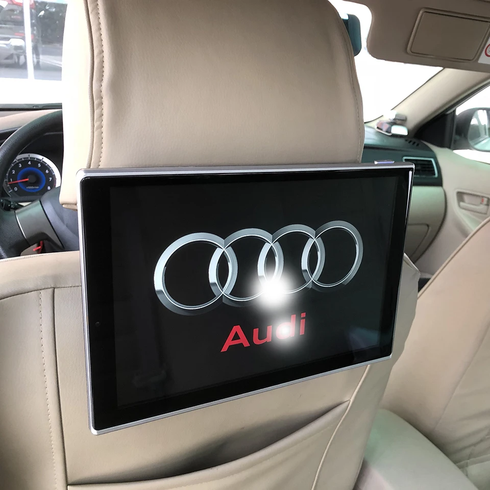 

2019 Latest Product 11.8 Inch DVD Head Rest Monitor Car 4K 1080P Screen For Audi A6L Android 7.1 Rear Seat Entertainment System