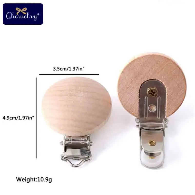 2 шт. Детская Соска-пустышка с зажимом из бука, металлические зажимы, различные формы, Bpa бесплатно, соска-пустышка с зажимом, цепочка, аксессуары для малышей, пустышка, держатель для игрушки - Цвет: Big Beech Clip