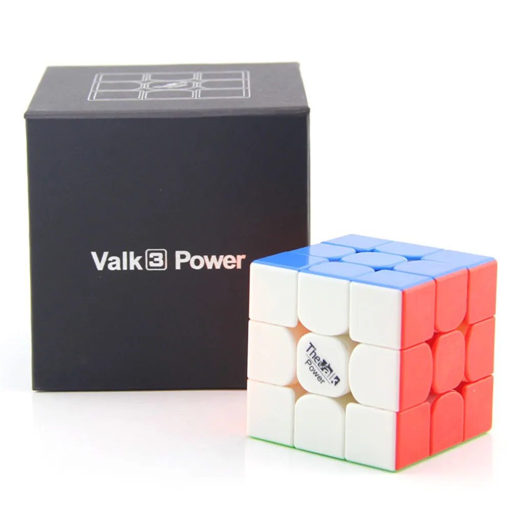 QIYI Valk3 power 3x3x3 быстрый ультра-Гладкий кубар-Рубик на скорость детская игрушка подарок магический куб скорость 3x3 образовательная разведка