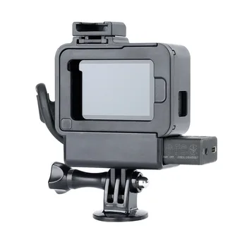 

Ulanzi Vlog Housing Case Shell for GoPro Hero 7 6 5 Black Vlogging Protective Frame with Extend Microphone Port Cold Shoe